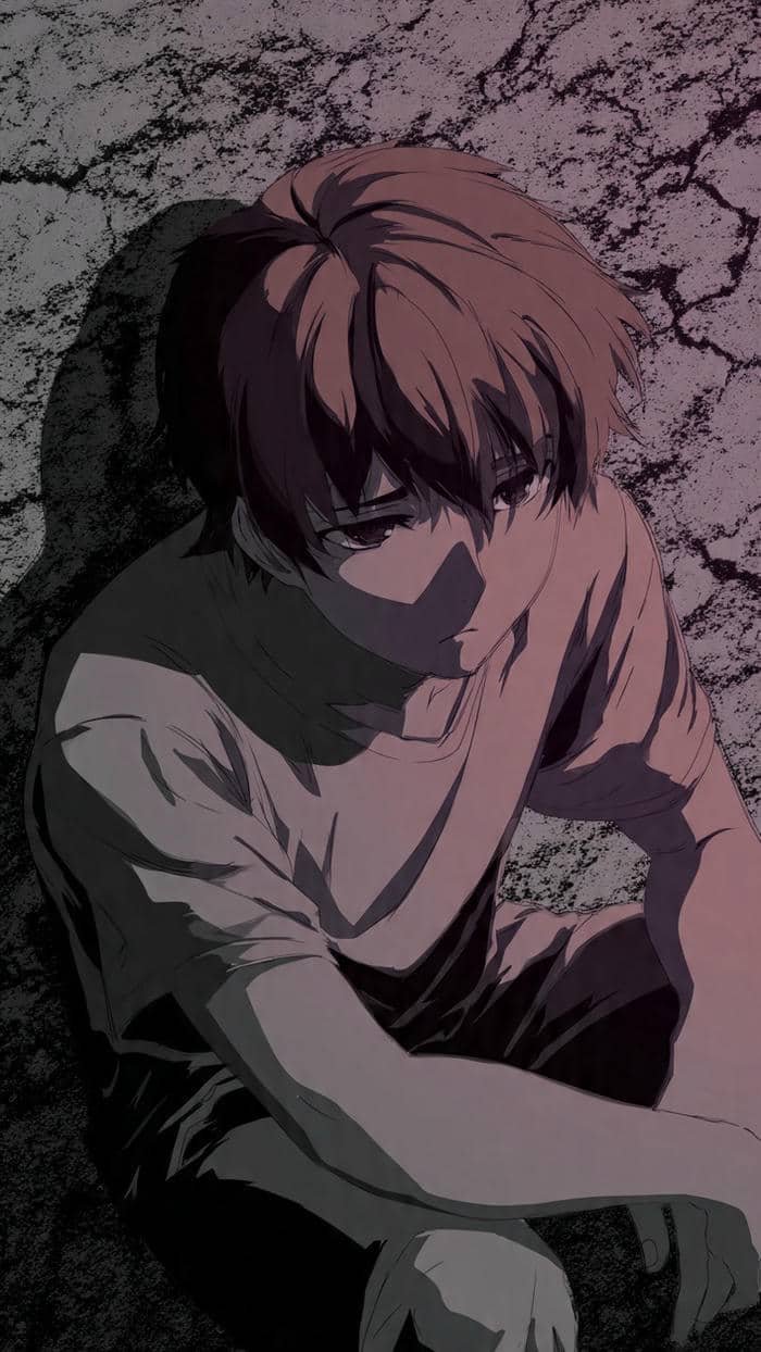 Lonely anime boy profile picture