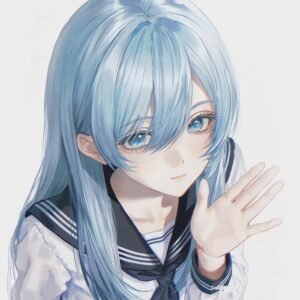 WhatsApp anime avatar aesthetic look