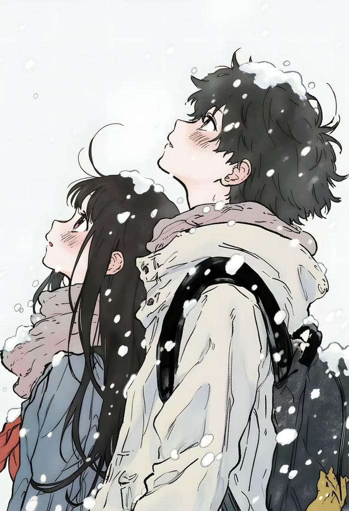 anime couple holding hands dp