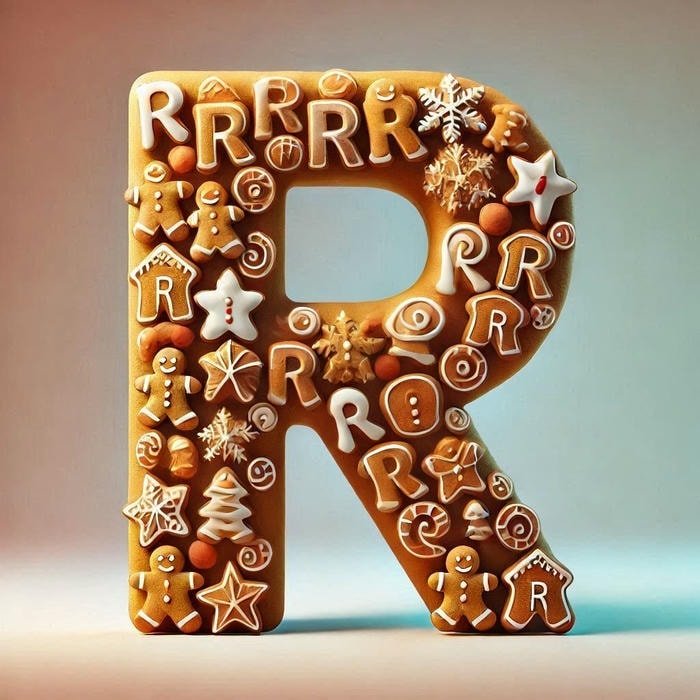 bold initial r