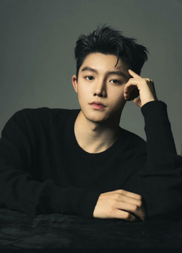 boy dp black background