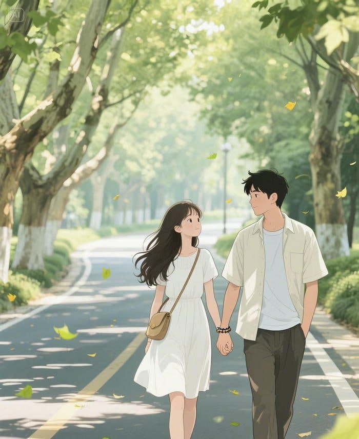 cartoon couple sketch