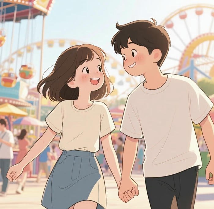 cartoon love profile