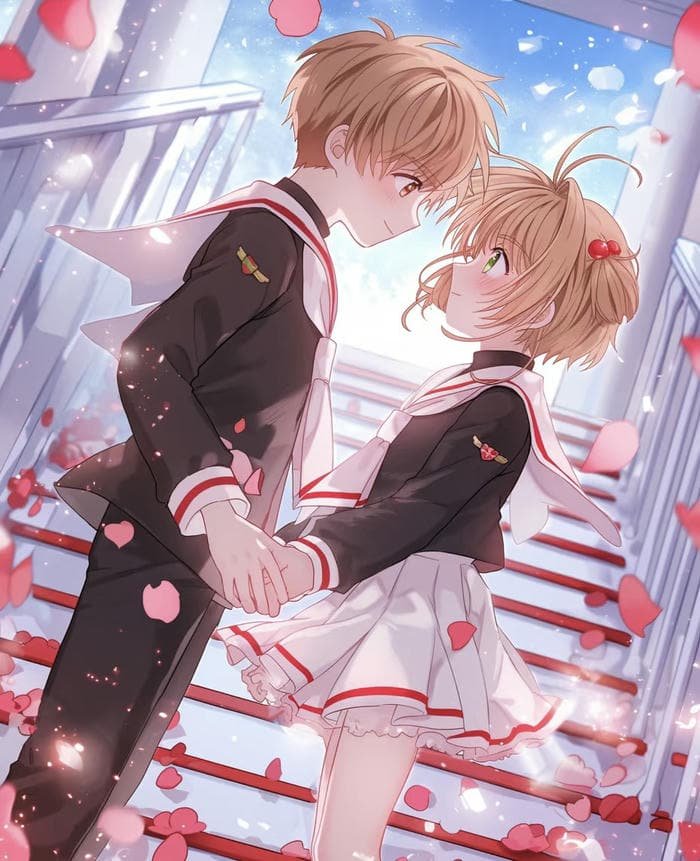 cute anime couple wallpaper dp