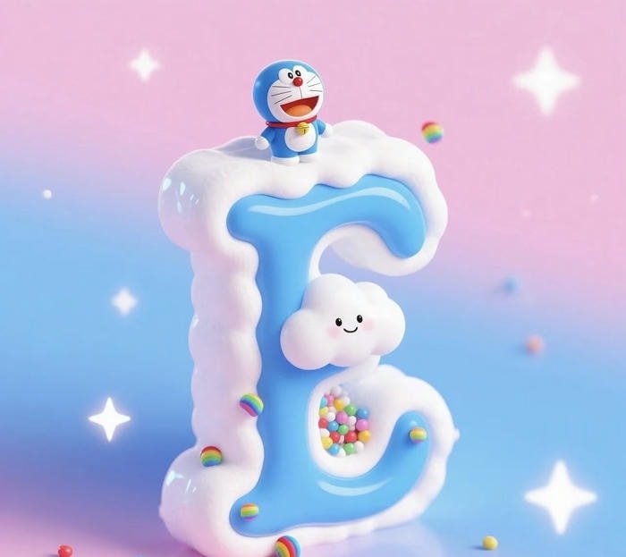 dp with letter e design