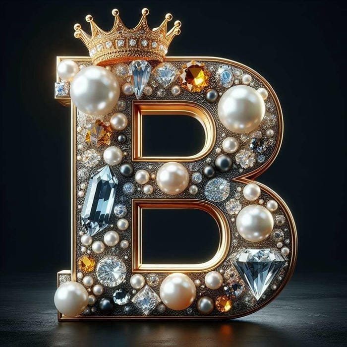 letter b artistic dp