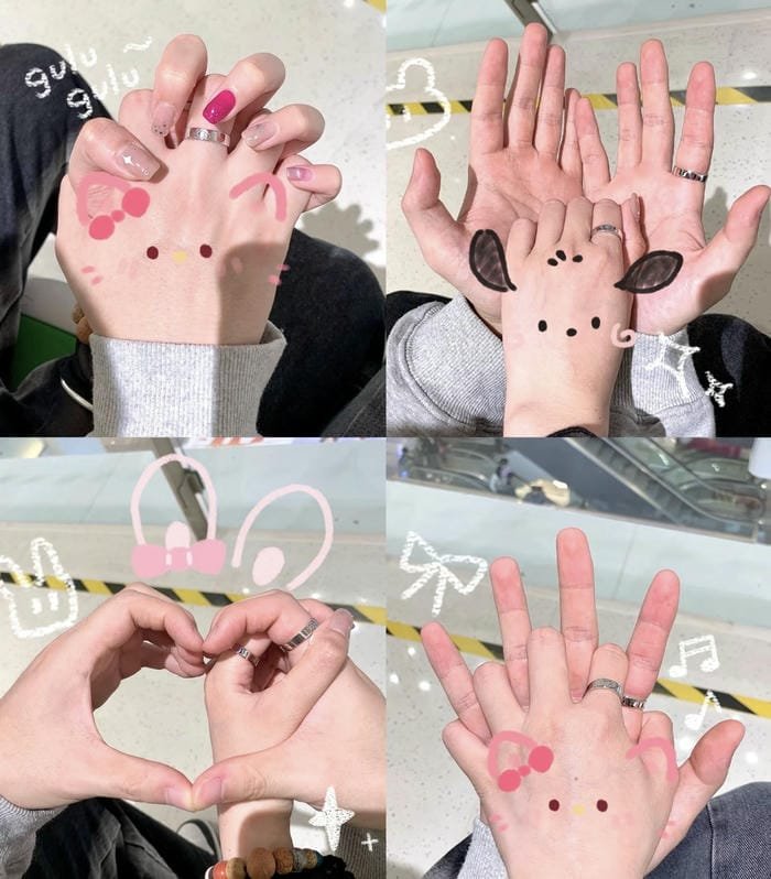 love hand touch photo