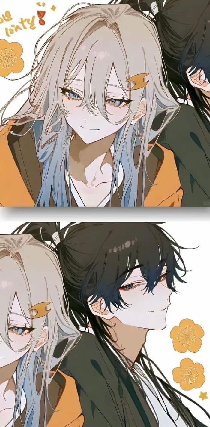 lovely anime couple dp