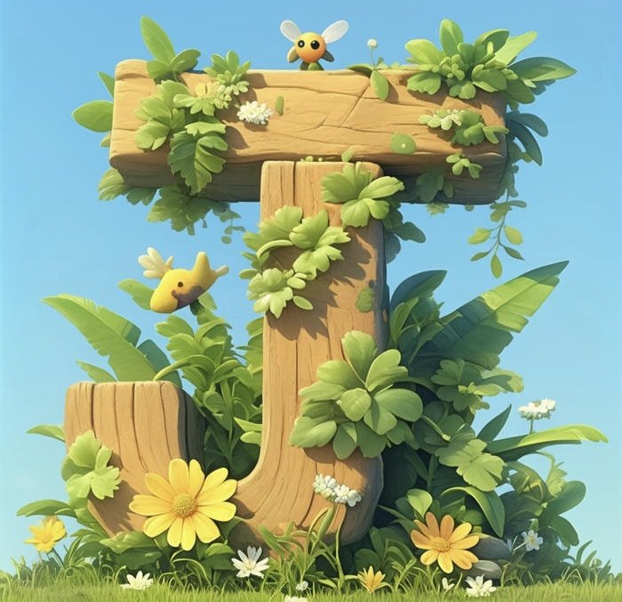 minimal avatar letter j