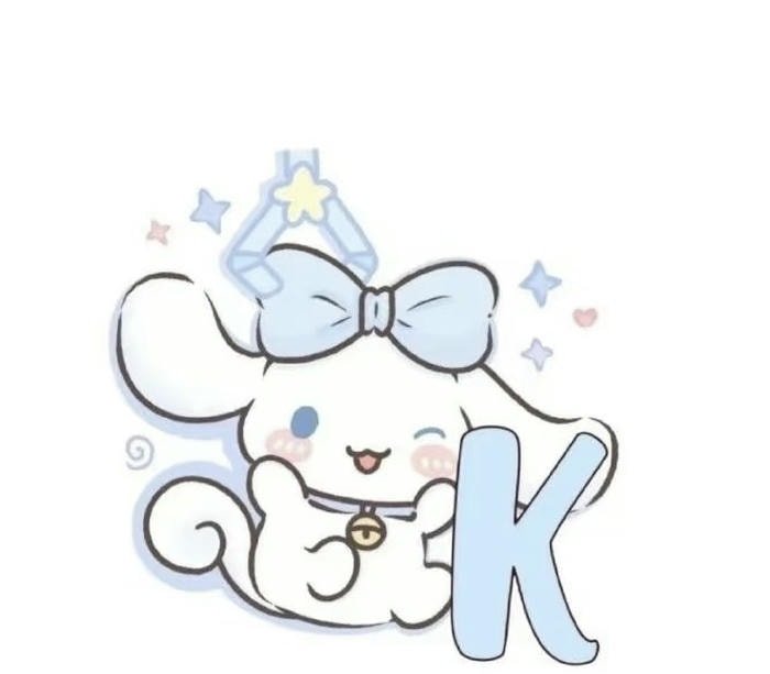 minimal graphic k icon