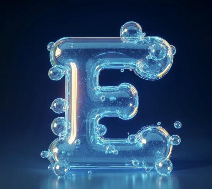 monogram style e initial