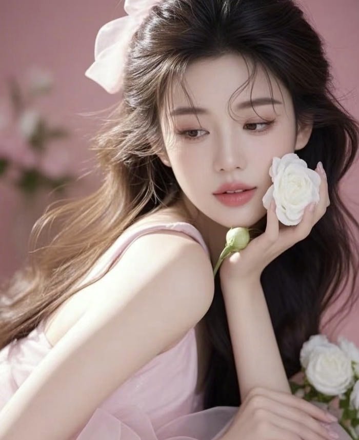 pastel girl dp aesthetic