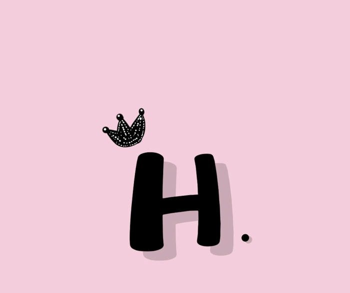 pastel theme h initial