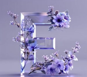 premium graphic e initial