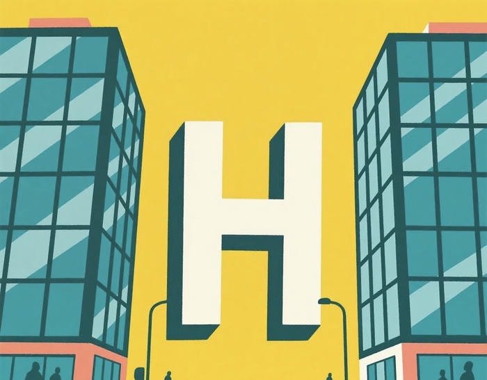 profile logo letter h