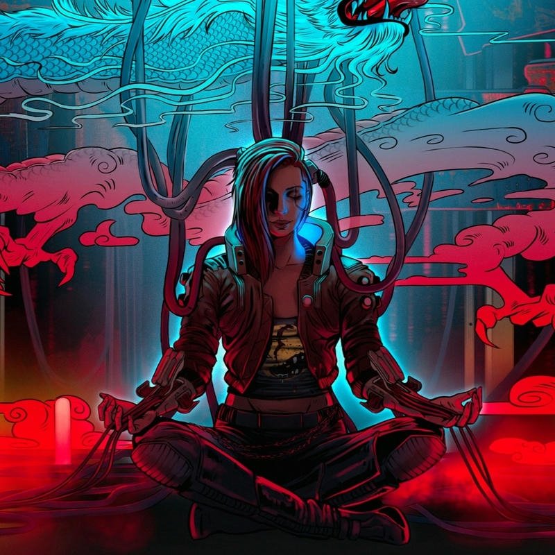 simple cool instagram dp concept