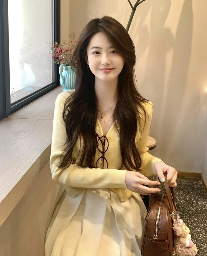 simple portrait girl dp