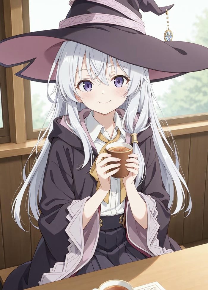 smiling anime girl dp