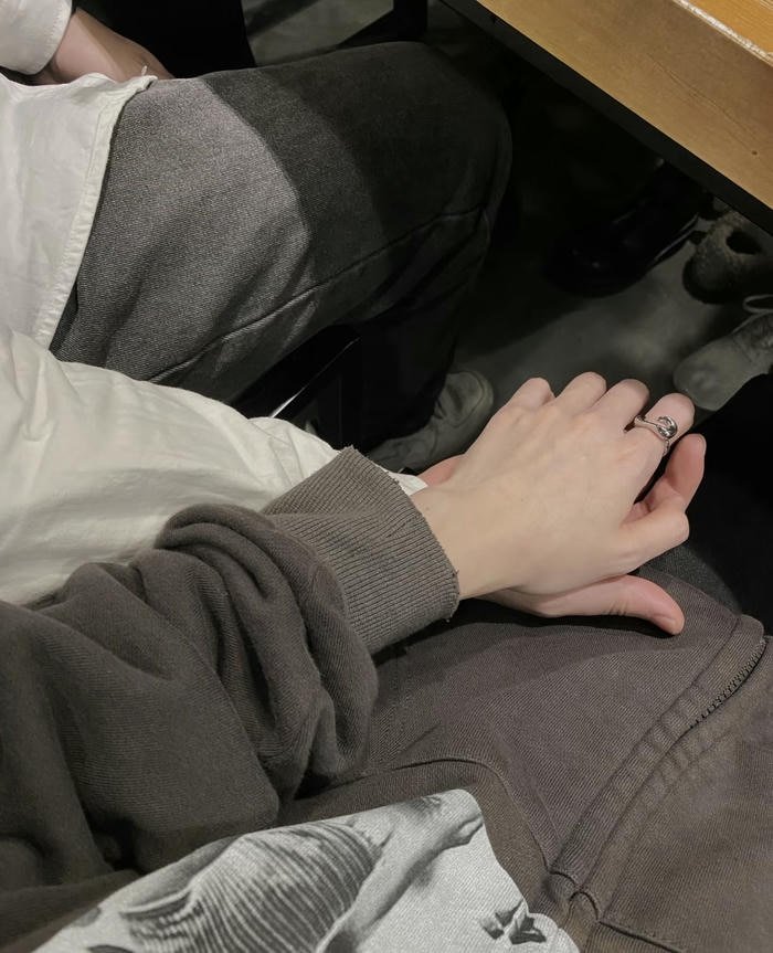 soft hands romantic couple