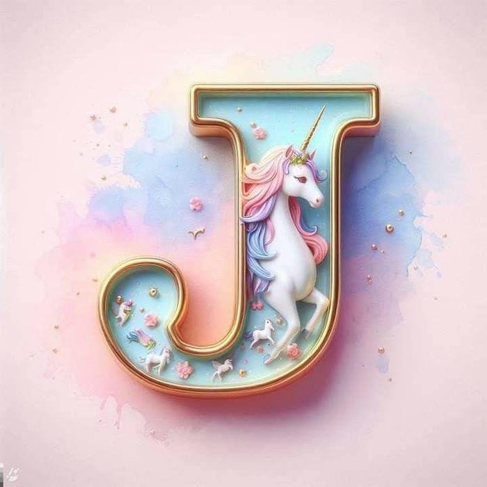 typography j initial