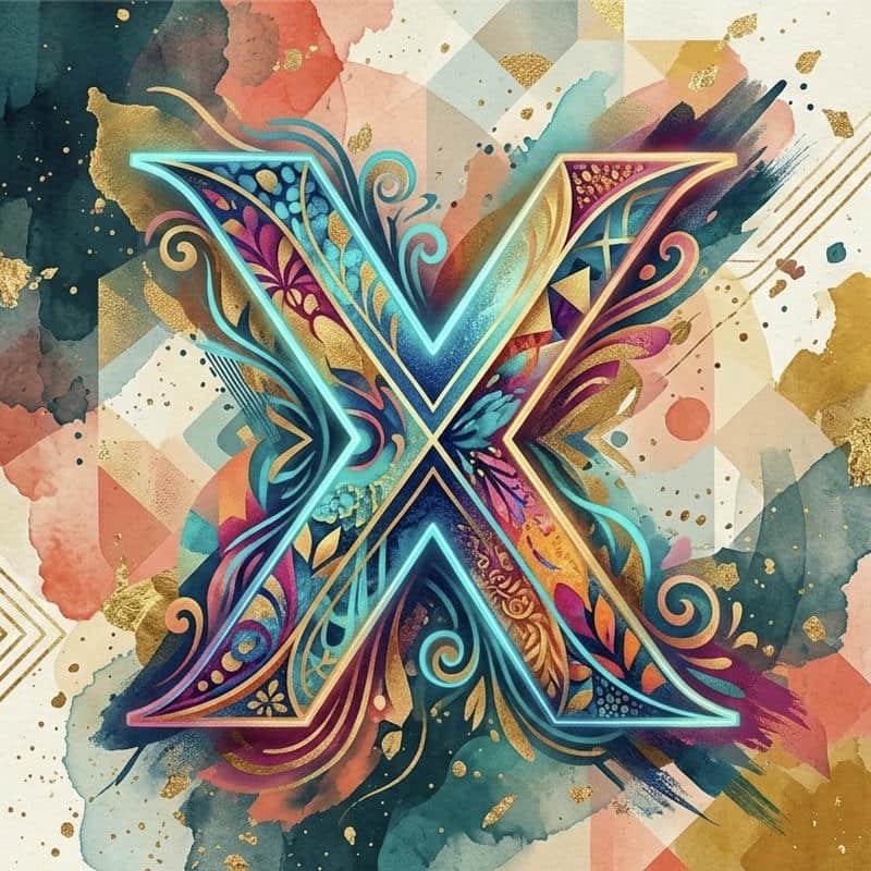 Adorable X Name DP Ideas for Trendy Social Profiles