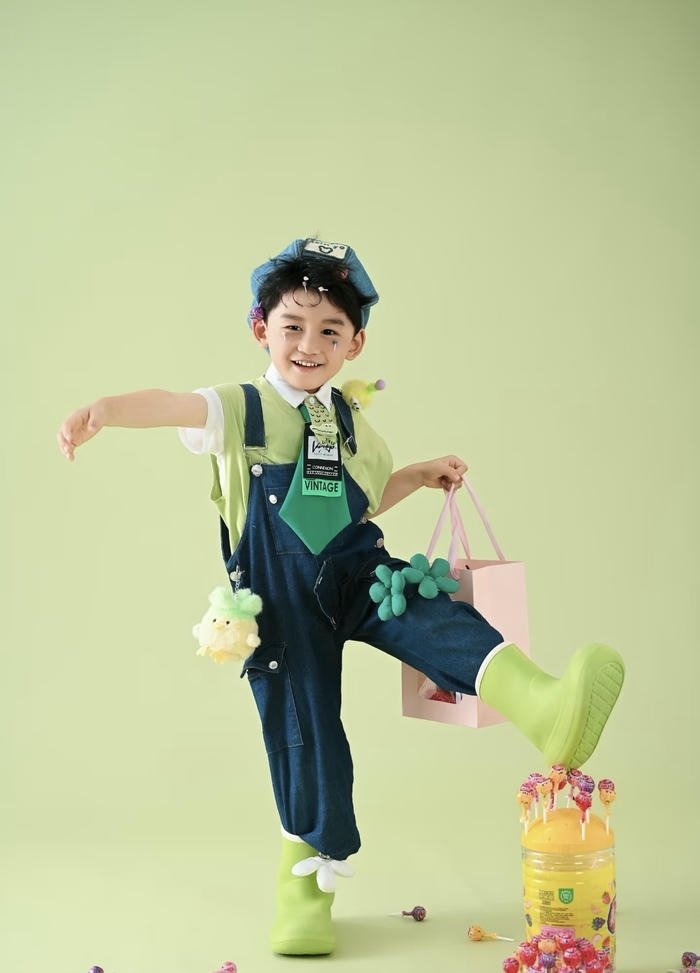 Adorable boy avatar style