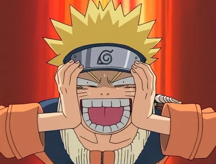 Animated anime portrait showing funny emotions dp