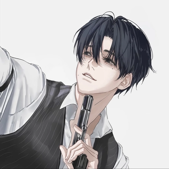 Anime boy dp for Instagram showing a mysterious vibe