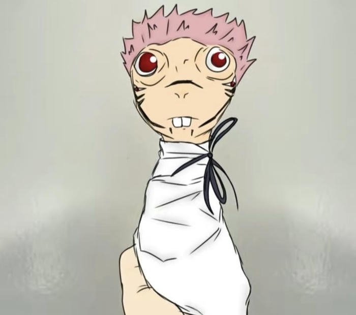 Anime dp funny style with overreacting cartoon character