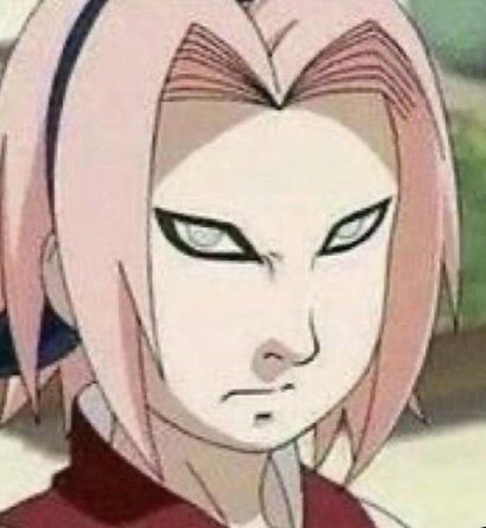 Anime funny dp avatar showing cheerful comic reaction