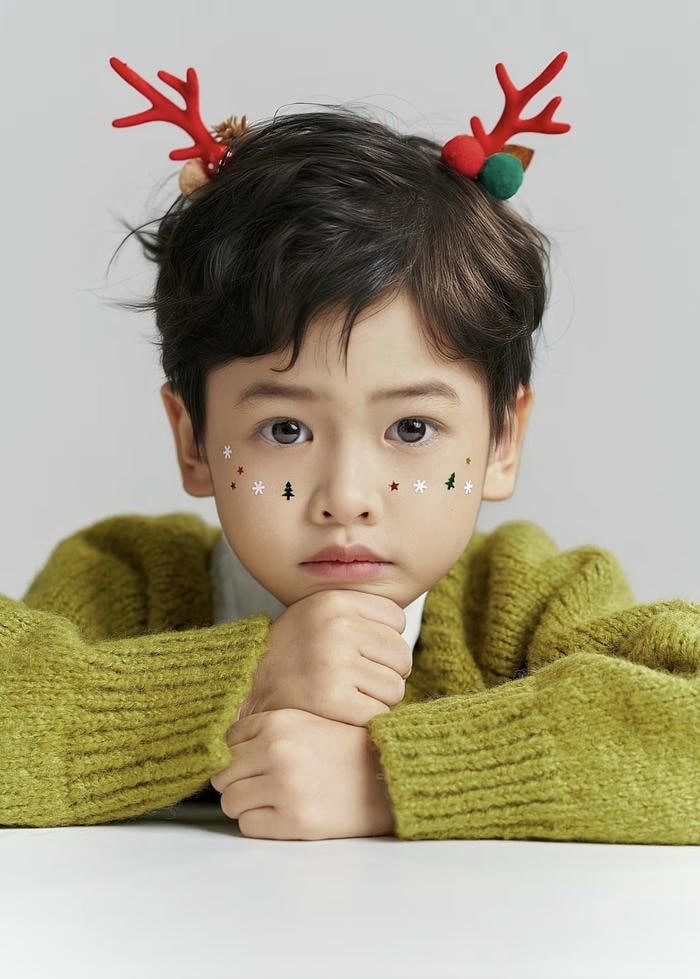 Boy dp with gentle smile