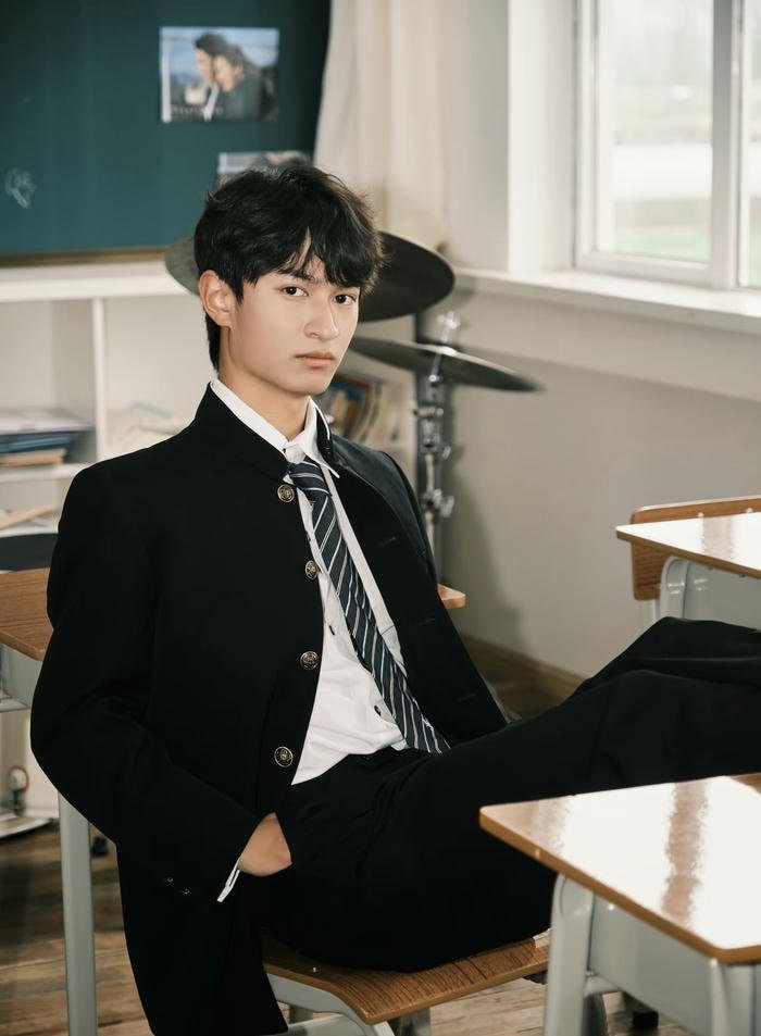 Boy with dark personality