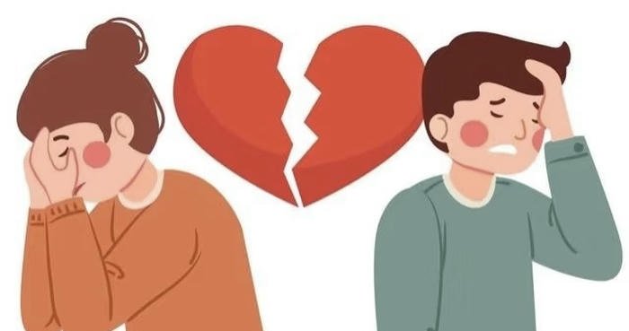 Breakup love image lonely emotions