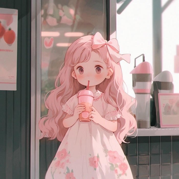 Calm Cute Expression Cute Cartoon DP