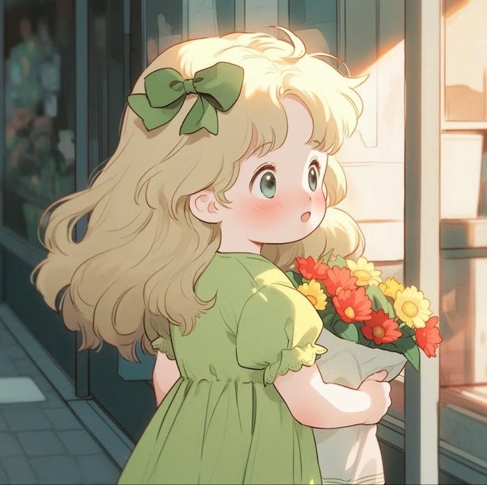 Cartoon Cute DP Pastel Tone Profile