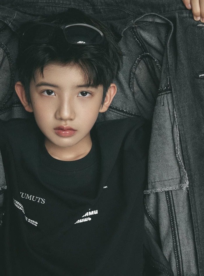 Cold stare male profile