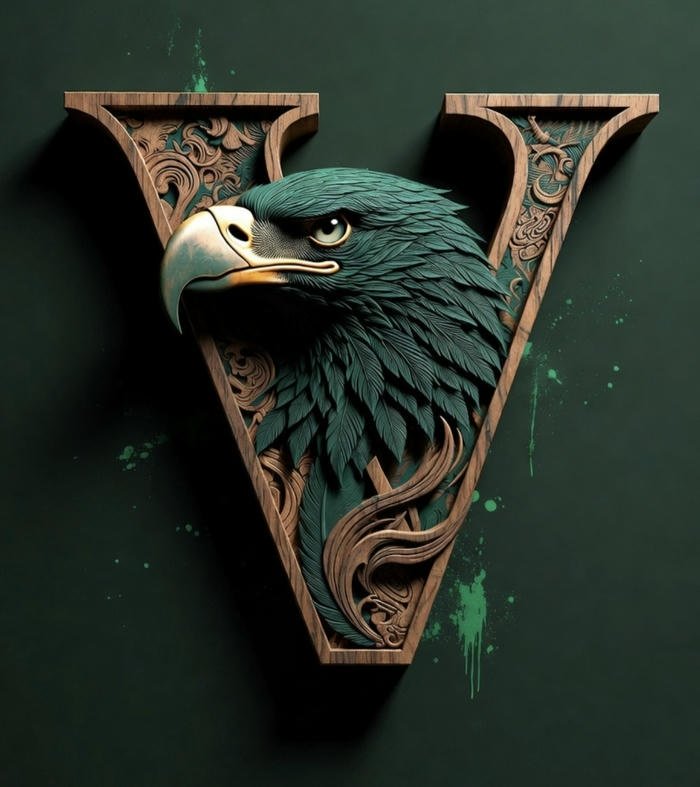 Cool V Letter DP Designs for Modern Profiles