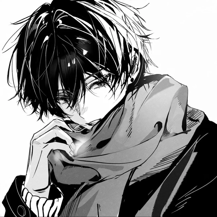 Creative anime boy dp for Instagram with detailed artwork