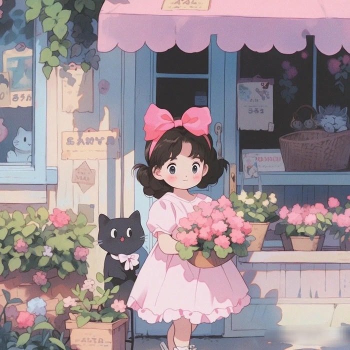 Cute Cartoon DP Minimal Profile Art