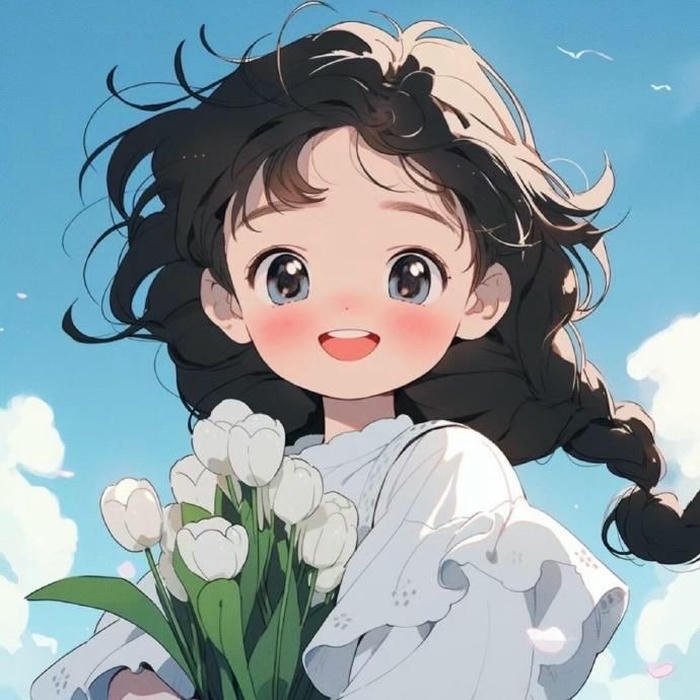 Cute Cartoon DP Pastel Aesthetic Look