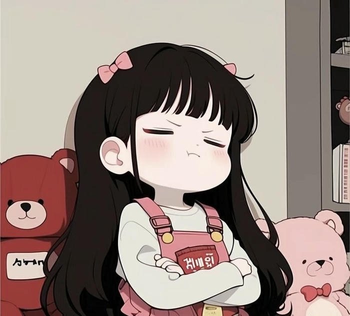 Cute Cartoon DP Playful Cute Expression Art