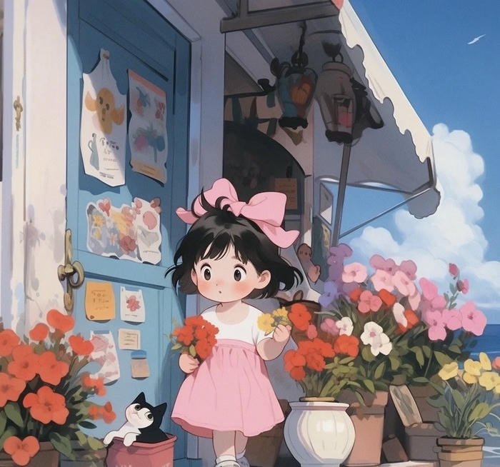 Cute Cartoon DP Soft Color Illustration