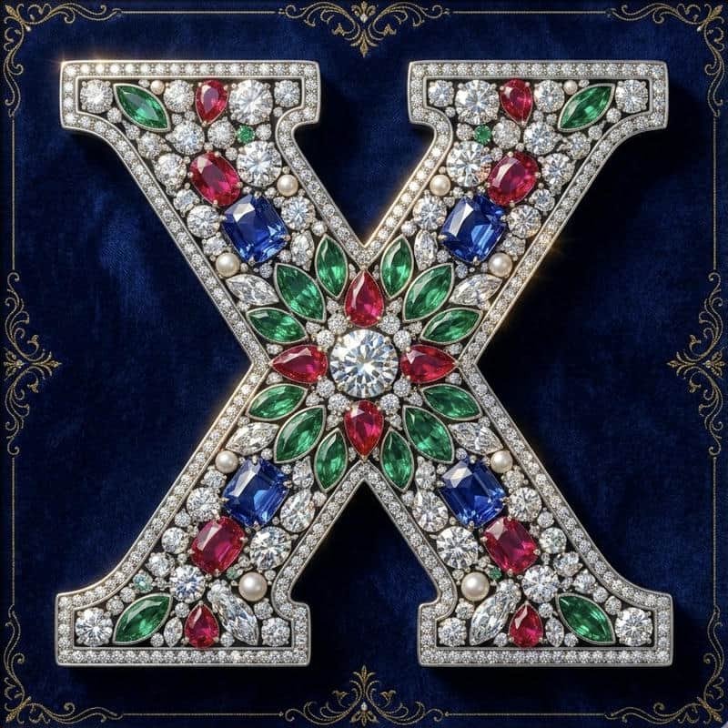 Cute X Name DP Collection for Social Media Lovers