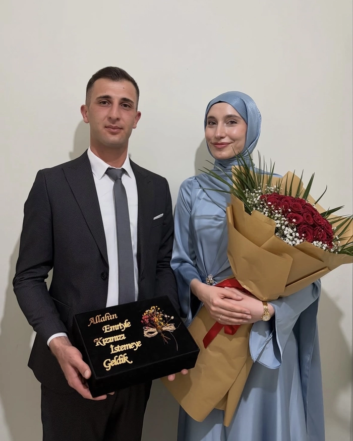 Cute hijab couple dp showing warm affectionate moments