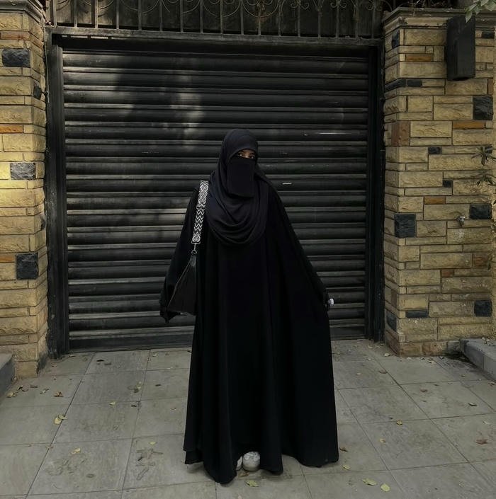 Cute pastel hijab girl profile picture