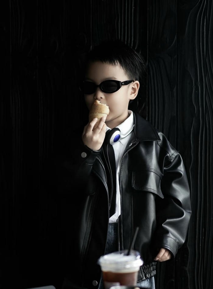 Dark mood boy display