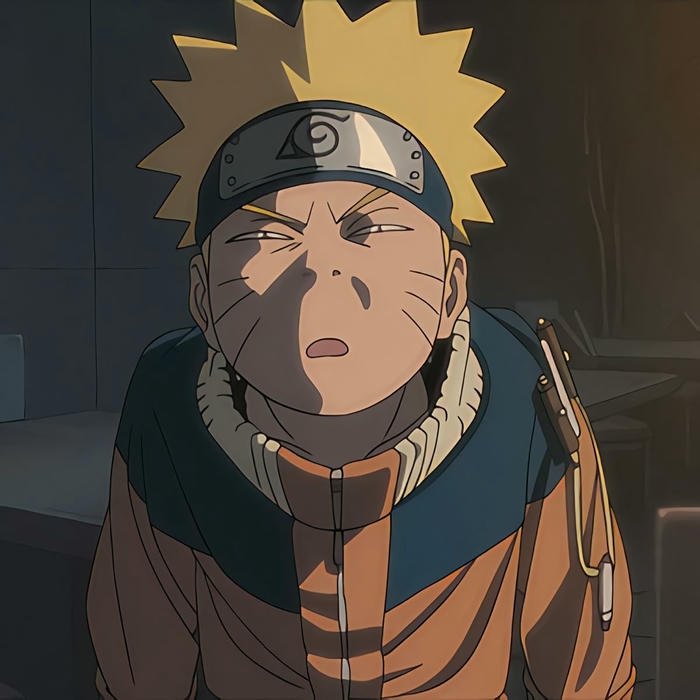 Dp funny anime image with exaggerated joyful expression