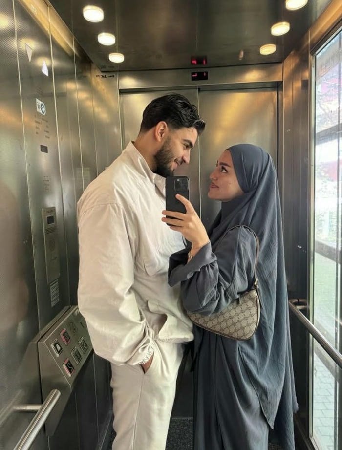 Dp hijab couple love bond