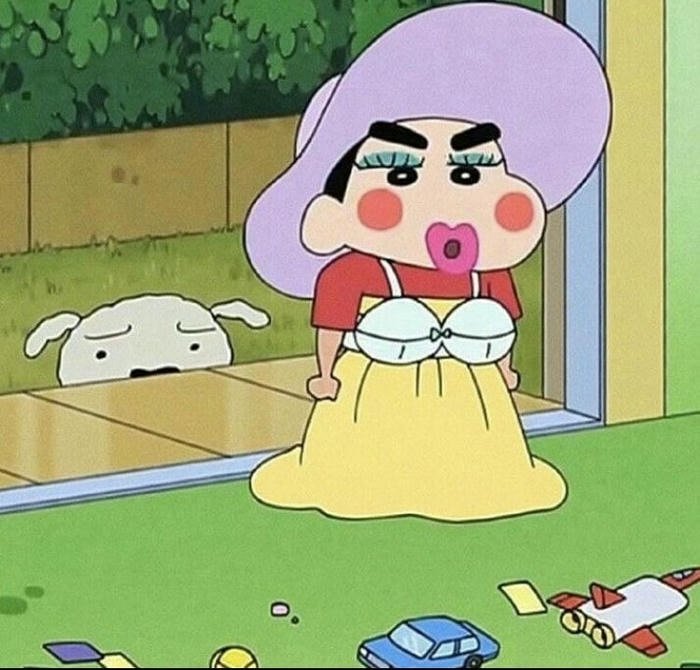 Funny Expression DP Cartoon Shinosuke Style