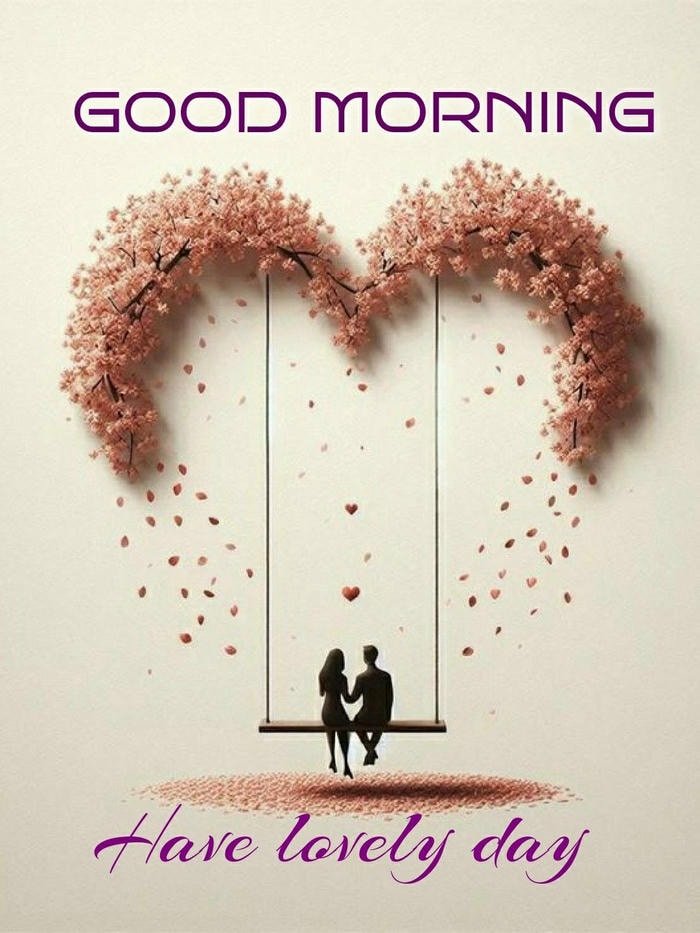 Good morning love image cheerful